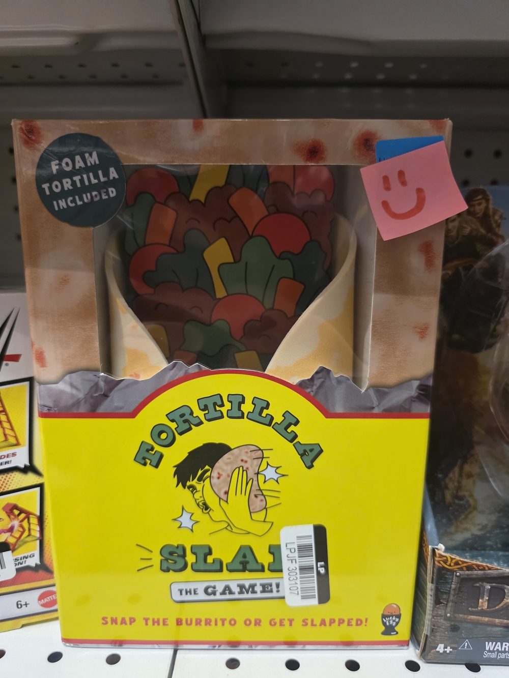 Tortilla Slap Game - Yellow Party Game Box
